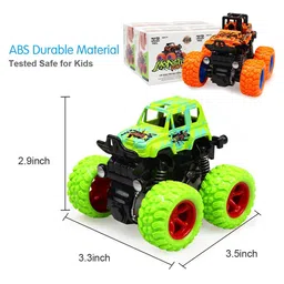 OPINA Mini Monster Friction Stunt Car Pack of 1- (Color May Vary) image 5