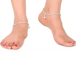 AamNa Enterprises Silver-Plated Anklet image 2
