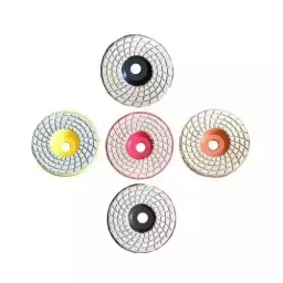 Oriental 100 mm (4 Inch) 60 Grit Diamond Polishing Pad Assorted (Pack of 5 Pcs)-picture-15