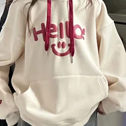 LULU & SKY Girls Printed Hooded Sweatshirt image 3