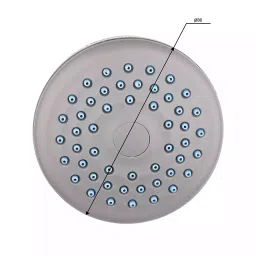 Hindware 200 mm Round Polypropylene, Bronze Silver Wall Mount Overhead Rain Shower F160004 image 2