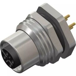 RS PRO Circular Connector 4 Contacts Rear Mount M12 Connector Socket, 2017188-picture-13