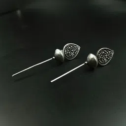 Hardin Style Silver-Plated Teardrop Shaped Ear Cuffs image 3