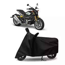 Auto Pearl Bike Cover for Indian FTR 1200 (Black)-picture-30