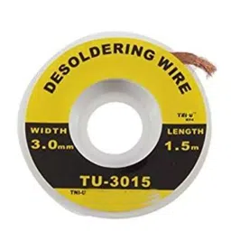 SCHOFIC Desoldering Braid / Solder Remover Wick Premium Grade Copper 3 mm Width 1.5 m Length (Pack of 100)-picture-34