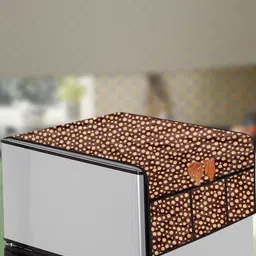 The Furnishing Tree Brown Printed Refrigerator Cover-picture-33