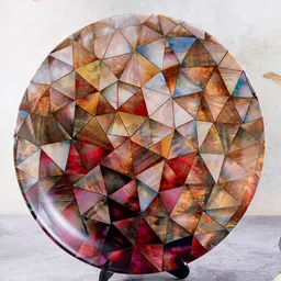 Kolorobia Nacre Mother Of Pearl Inspired Home Decor Wall Plate-picture-21