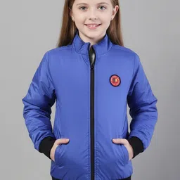 HOUSE OF VEDAS Girls Lightweight Outdoor Bomber Jacket-picture-34