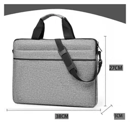 MOMISY Laptop Sleeve with Adjustable Strap -  Grey image 4