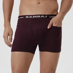Ramraj Pack Of 4 Cotton Short Trunks TARGET_WHGWBKGM-4P image 5