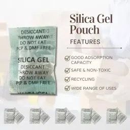 ELYSIAN 1 g Each x 500 Silica Gel Pouch for Absorbing Moisture in Clothes, Jewellery, Expensive Electronics & More (Pack of 500 g) image 3