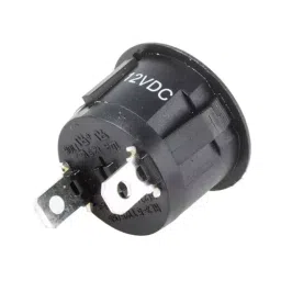 RS PRO Green Panel Mount Indicator 12V DC, Mounting Hole Size 20.8 mm, Termination Type Faston, Solder Lug, Model No 7932557 image 3