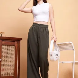 CORSICA Women Relaxed Easy Wash Trousers image 2