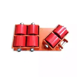 Hartley Mover Cargo Trolley with Handle 8000 Kg Maximum Load 6 Wheel Heavy Duty Cast Steel & PU, CTWT-8T image 3