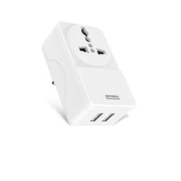 Goldmedal Zesto Travel Adapter 3 Pin White, 202050WHIT-picture-2