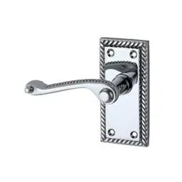 Screw Tight Stainless Steel Chrome Plated Lever Latch Handle Z110301CP image 2