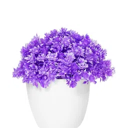 Dekorly Multi Plastic Artificial Flowers & Plants With Pot image 5