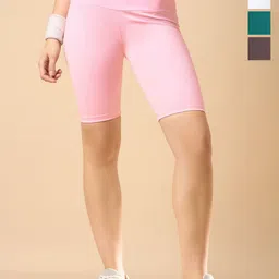 COLOR CAPITAL Women Pack Of 4 High Rise Gym Tights-picture-15