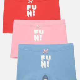 Mackly Pack Of 3 Fun Printed Boxer Briefs - Red Pink Blue-picture-35