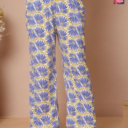 TAG 7 Pack Of 2 Printed Cotton Mid-Rise Lounge Pants-picture-48
