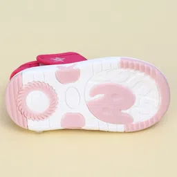 Cute Walk by Babyhug Velcro Closure Sandals With Mesh - Fuschia image 5