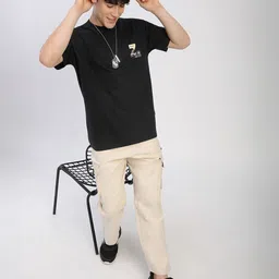 Beyoung Men Applique T-shirt image 3