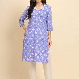 Anouk Rustic Women Geometric Printed Kurta-picture-2
