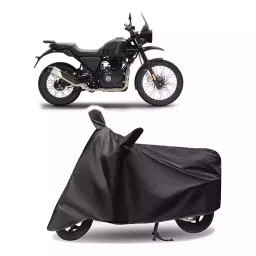 Auto Pearl Polyester Two Wheeler Cover for Royal Enfield Himalayan (Grey)-picture-37