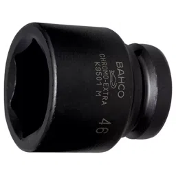 Bahco Standard Impact Socket Alloy Steel Blackened Finish 1 inch Square Drive, K9501M-65-image-58