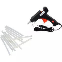 FADMAN 20 W Trigger Feed Glue Gun With 12 Sticks Black 7 mm Dia, FD-20W-picture-46