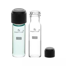 Supertek 10 ml Flat Bottom Clear Culture Tube With PP Screw Cap and PTFE Liner, 17.122.2550 (Pack of 100)-picture-47