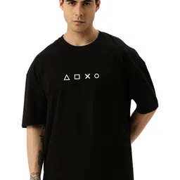 Organic Chics Men Printed Drop-Shoulder Sleeves Pure Cotton Anti Odour T-shirt-picture-19