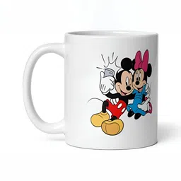 Mr UVD White & Blue Cartoon Characters Printed Ceramic Glossy Mug-picture-11