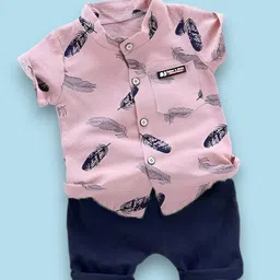 WINSWORLD ENTERPRISE Boys Printed Shirt with Shorts-picture-33
