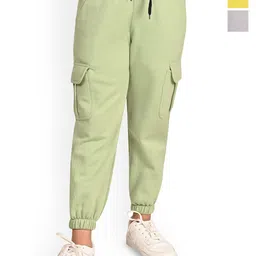 BAESD Girls Pack Of 3 Mid Rise Joggers-image-16