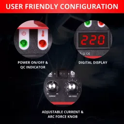 Inalsa 220 A Single Phase Arc Welding Machine MMAI220WeldingMachine image 4