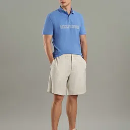 Tommy Hilfiger U S Brand Logo Embroidered Polo Collar Pure Cotton T-Shirt image 4