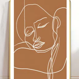 Livin'luxe Brown & White Wood Abstract Wall Paintings-picture-12