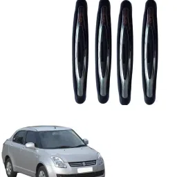 SPREADX Plastic Car Compact Black Colour Elegant Door Guard Protection Universal Type Suitable for Maruti Suzuki Swift Dzire Type-1 (Set of 4 Pcs)-image-56