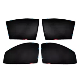 Auto Pearl Car Sun Shade Half Cut Magnetic Curtains Compatible For Ford Ecosport (Pack of 4)-picture-18