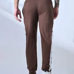 Mast & Harbour Men Side Stripes Cotton Track Pants image 4