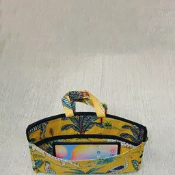 Gulaab Jaipur Unisex Printed Padded Cotton Laptop Bag image 5