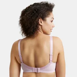 Jockey 1829 Wirefree Padded Soft Touch Microfiber Elastane Plus Size Bra - Frag Lily image 3