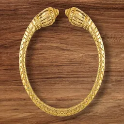 Anvika Men Gold-Plated Kada Bracelet image 2
