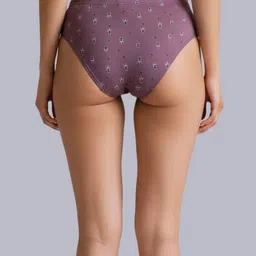 Eden Printed Pure Cotton Low-Rise Hipster Brief image 3