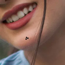 Comet Busters 14-Pcs Traditional Designer Bindi - Black image 5