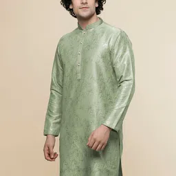 MAAHI FABS Men Geometric Printed Thread Work Kurta-image-51