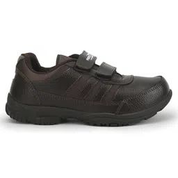 LIBERTY Force 10 Text Detailed Velcro Closure Shoes - Brown image 3