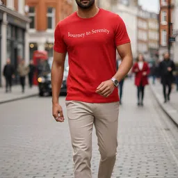 Moda Rapido Typography Printed Round Neck Short Sleeves T-Shirt-picture-19