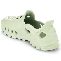 HOPPA SWEDEN Solid Perforated Slip On Clogs - Mint image 5